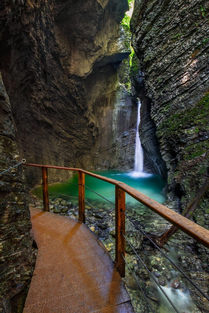 Kozjak waterfall, Kobarid - day trip from Bovec